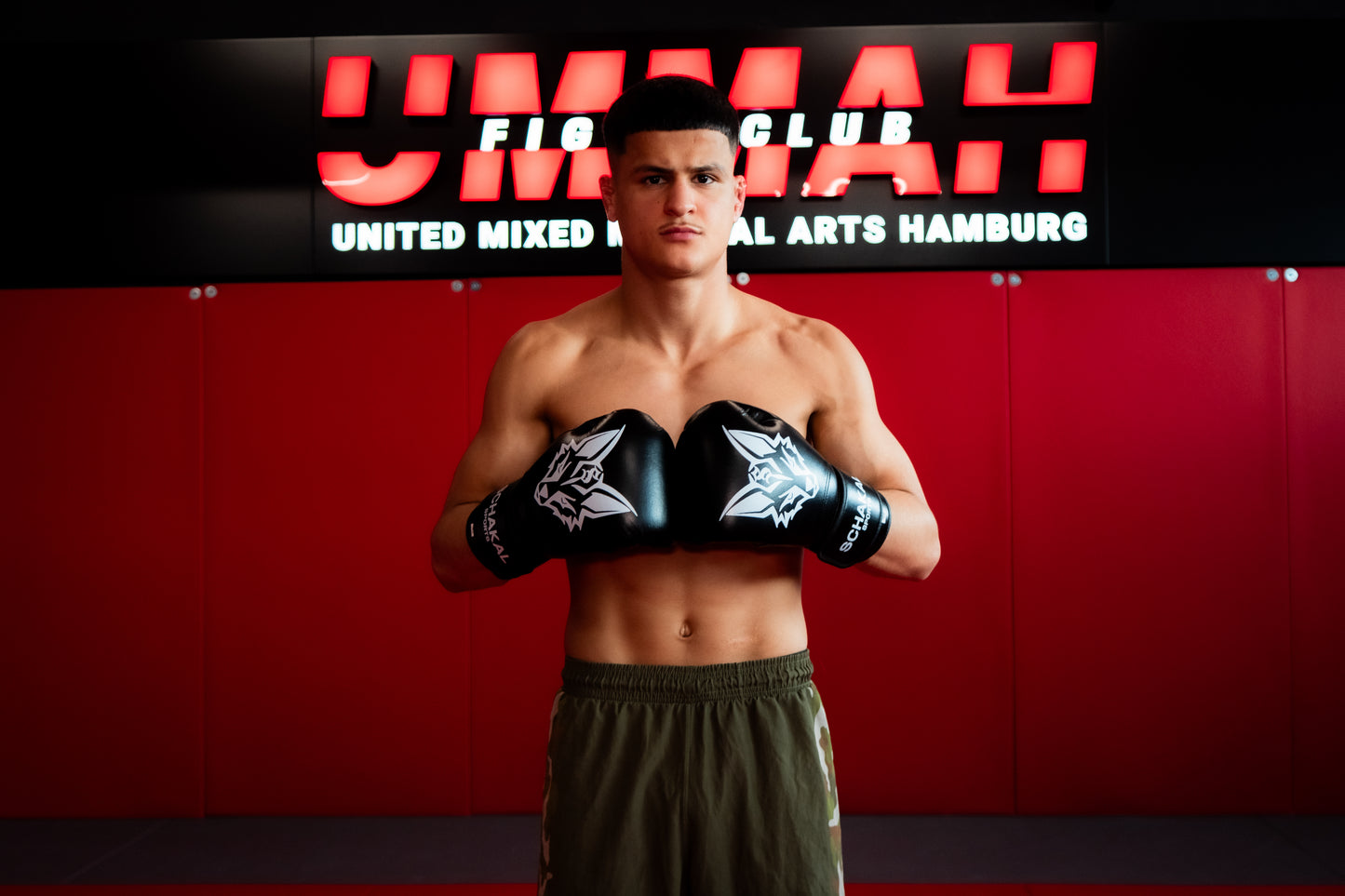 Schakalsports Boxhandschuhe MMA-Handschuhe schwarz