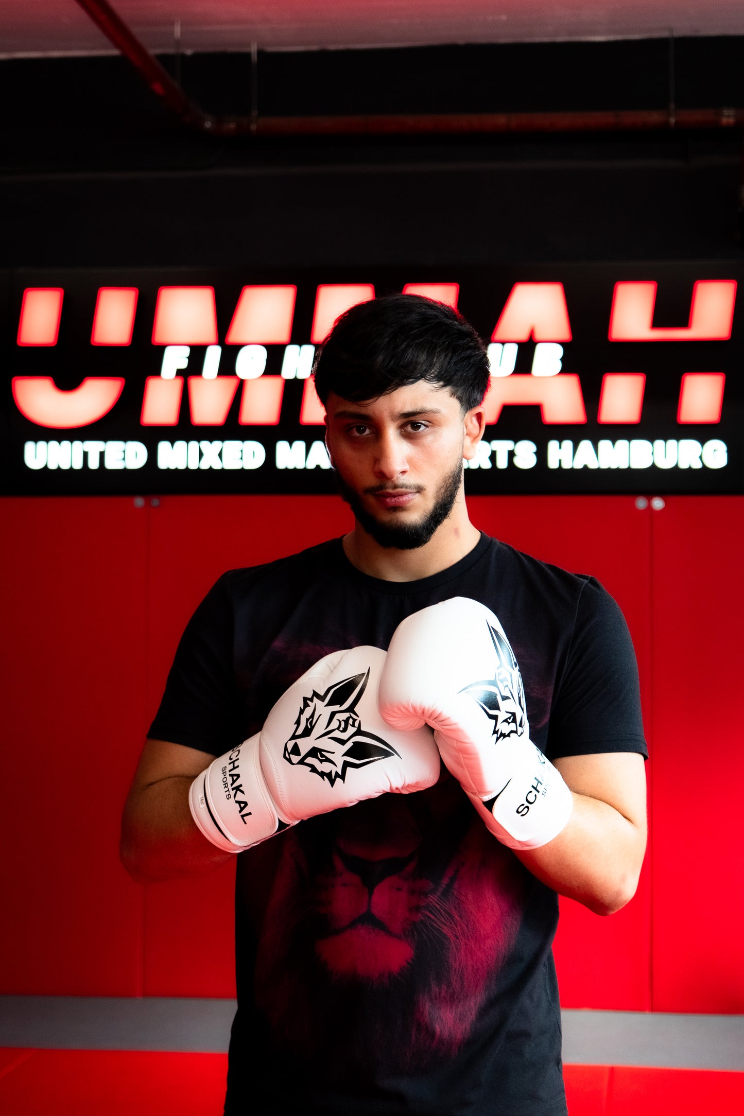 Schakalsports Boxhandschuhe MMA-Handschuhe weiß
