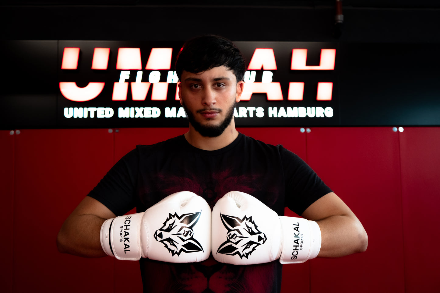 Schakalsports Boxhandschuhe MMA-Handschuhe weiß