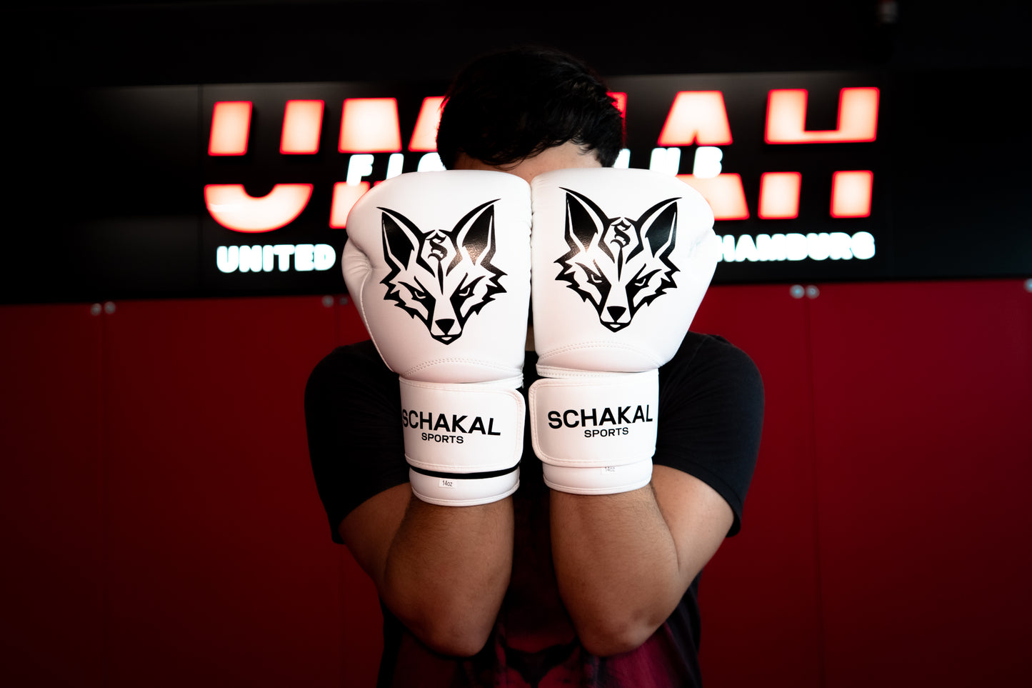 Schakalsports Boxhandschuhe MMA-Handschuhe weiß