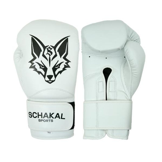 Schakalsports Boxhandschuhe MMA-Handschuhe weiß